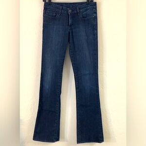 Levi’s 553 Midrise Bootcut Jeans LONG 2/26 Blue Western Casual Stretch Denim